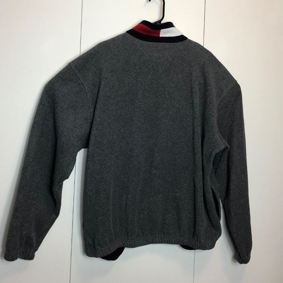Vintage 90s Tommy Hilfiger Spell Out Fleece - Picture 2 of 8